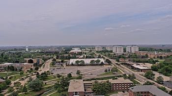 Weather camera view of Northern Illinois University.