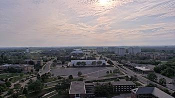 Weather camera view of Northern Illinois University.