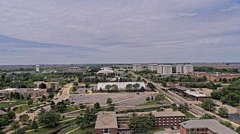 Weather camera view of Northern Illinois University.