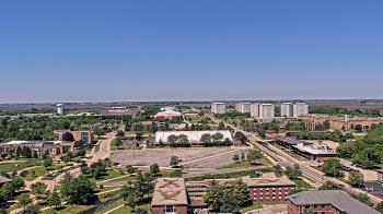 Weather camera view of Northern Illinois University.