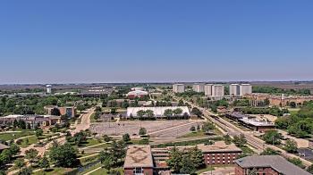 Weather camera view of Northern Illinois University.