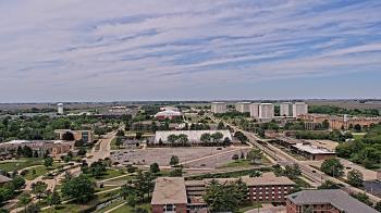 Weather camera view of Northern Illinois University.