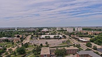 Weather camera view of Northern Illinois University.