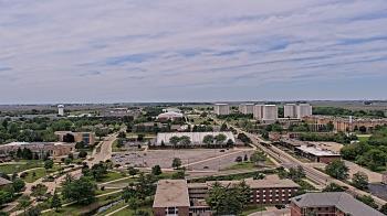 Weather camera view of Northern Illinois University.
