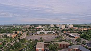 Weather camera view of Northern Illinois University.