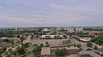 Weather camera view of Northern Illinois University.