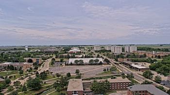Weather camera view of Northern Illinois University.