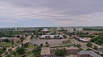 Weather camera view of Northern Illinois University.