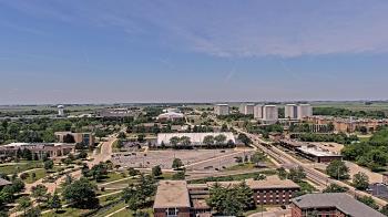 Weather camera view of Northern Illinois University.