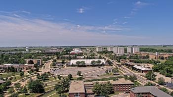 Weather camera view of Northern Illinois University.