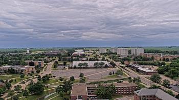 Weather camera view of Northern Illinois University.