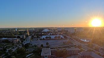 Weather camera view of Northern Illinois University.