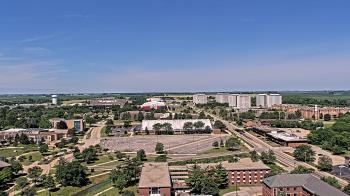 Weather camera view of Northern Illinois University.