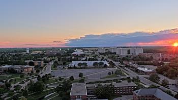 Weather camera view of Northern Illinois University.