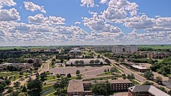 Weather camera view of Northern Illinois University.