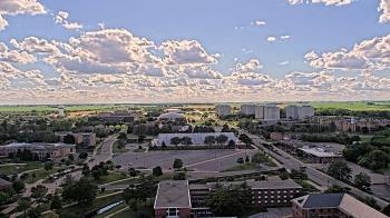 Weather camera view of Northern Illinois University.