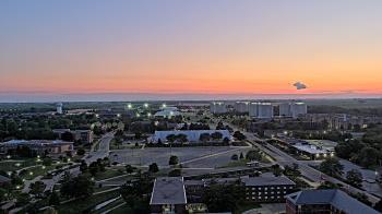 Weather camera view of Northern Illinois University.