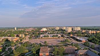 Weather camera view of Northern Illinois University.