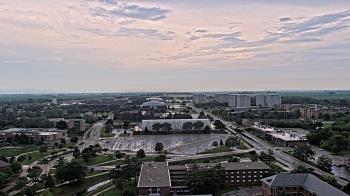 Weather camera view of Northern Illinois University.