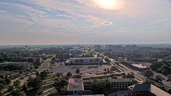 Weather camera view of Northern Illinois University.