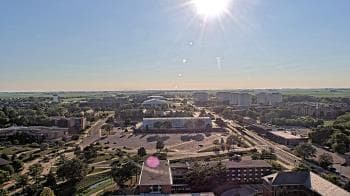Weather camera view of Northern Illinois University.