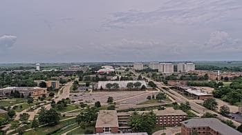 Weather camera view of Northern Illinois University.