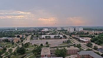 Weather camera view of Northern Illinois University.