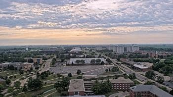 Weather camera view of Northern Illinois University.