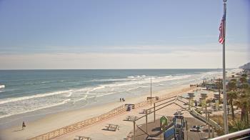 Weather camera view of Volusia County Lifeguard HQ Admin Center.