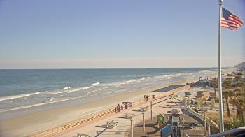 Weather camera view of Volusia County Lifeguard HQ Admin Center.