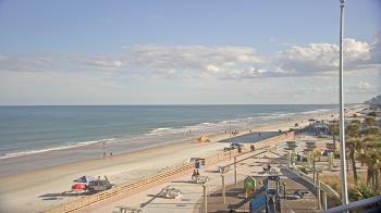 Weather camera view of Volusia County Lifeguard HQ Admin Center.