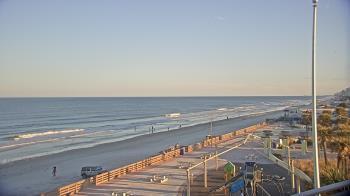 Weather camera view of Volusia County Lifeguard HQ Admin Center.