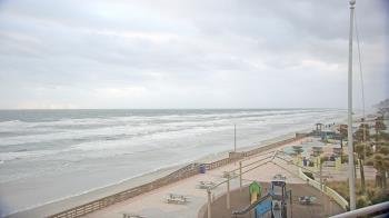 Weather camera view of Volusia County Lifeguard HQ Admin Center.