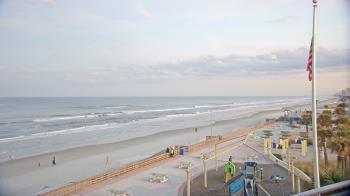 Weather camera view of Volusia County Lifeguard HQ Admin Center.