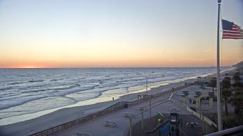 Weather camera view of Volusia County Lifeguard HQ Admin Center.