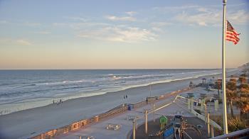 Weather camera view of Volusia County Lifeguard HQ Admin Center.