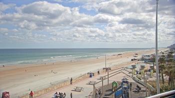 Weather camera view of Volusia County Lifeguard HQ Admin Center.