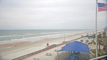 Weather camera view of Volusia County Lifeguard HQ Admin Center.