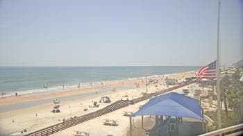 Weather camera view of Volusia County Lifeguard HQ Admin Center.