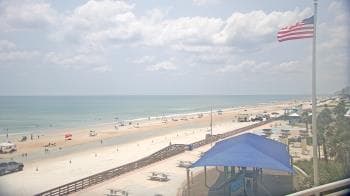 Weather camera view of Volusia County Lifeguard HQ Admin Center.