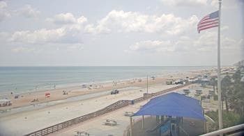 Weather camera view of Volusia County Lifeguard HQ Admin Center.