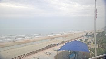 Weather camera view of Volusia County Lifeguard HQ Admin Center.