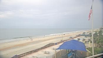 Weather camera view of Volusia County Lifeguard HQ Admin Center.