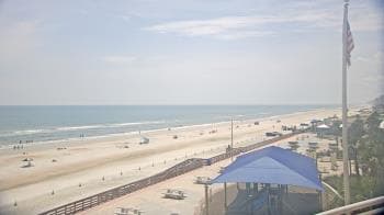 Weather camera view of Volusia County Lifeguard HQ Admin Center.