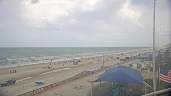 Weather camera view of Volusia County Lifeguard HQ Admin Center.