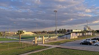Weather camera view of Edna ISD.