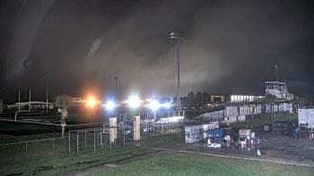 Weather camera view of Edna ISD.