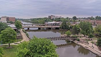 Weather camera view of City of Elgin.