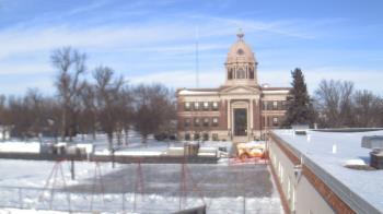 Weather camera view of Ellendale HS.