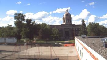 Weather camera view of Ellendale HS.